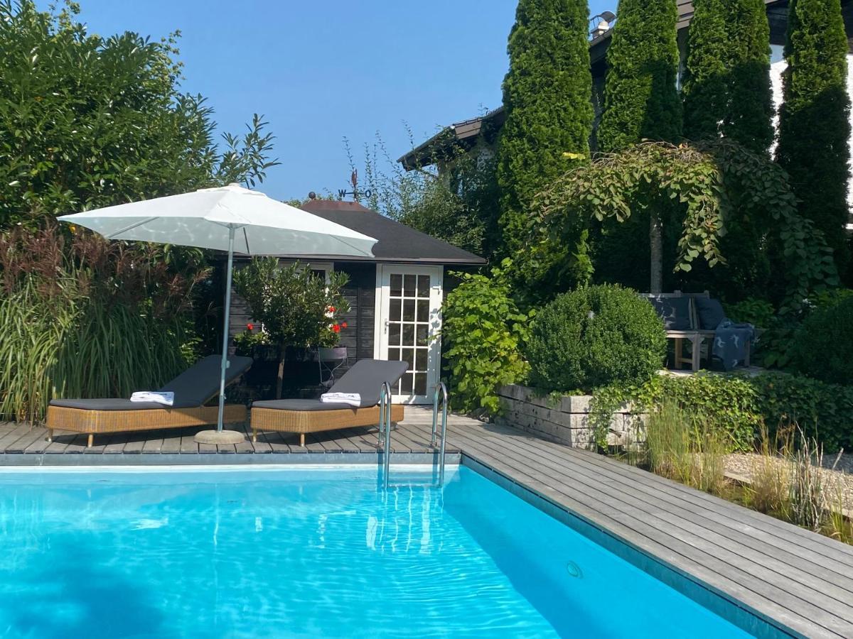 Landhaus Am Plattenbichl - Luxus Apartment Mit Privat-Pool Und Sauna - Im Sommer Bergbahn Inklusive 오버스트도르프 외부 사진