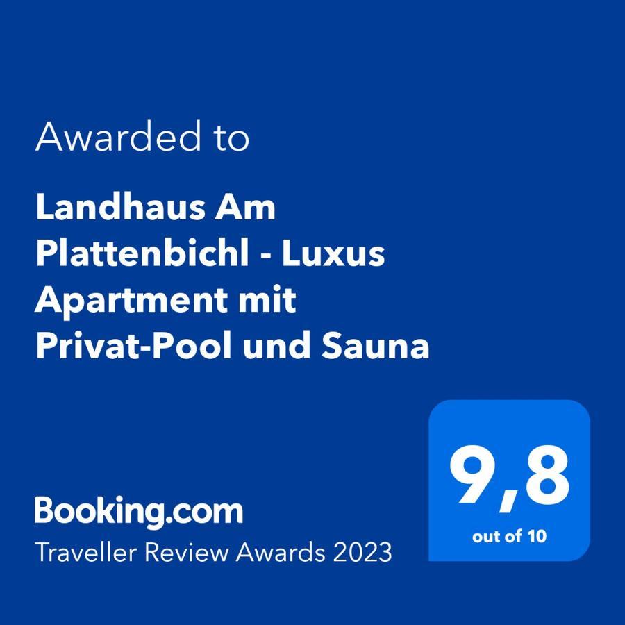 Landhaus Am Plattenbichl - Luxus Apartment Mit Privat-Pool Und Sauna - Im Sommer Bergbahn Inklusive 오버스트도르프 외부 사진